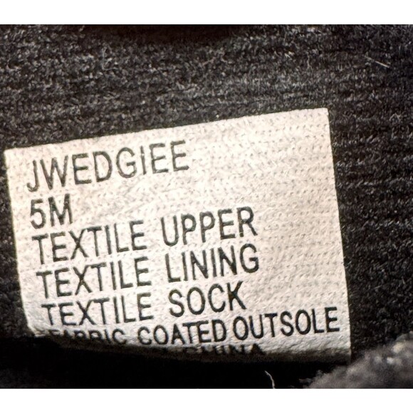 Steve Madden Boots Wedgie Women’s Size 5 Vegan Leather Sneaker Double Zip Black - Picture 7 of 11